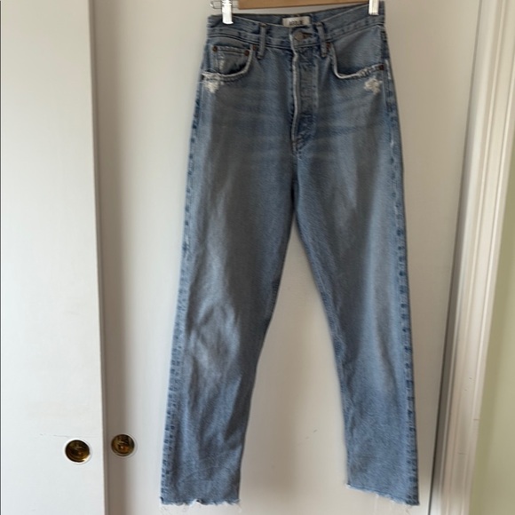 Agolde 90s Pinch Waist Straight Leg Organic Cotton Jeans 24 - Picture 4 of 13